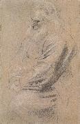 Peter Paul Rubens Sitting  old man oil on canvas